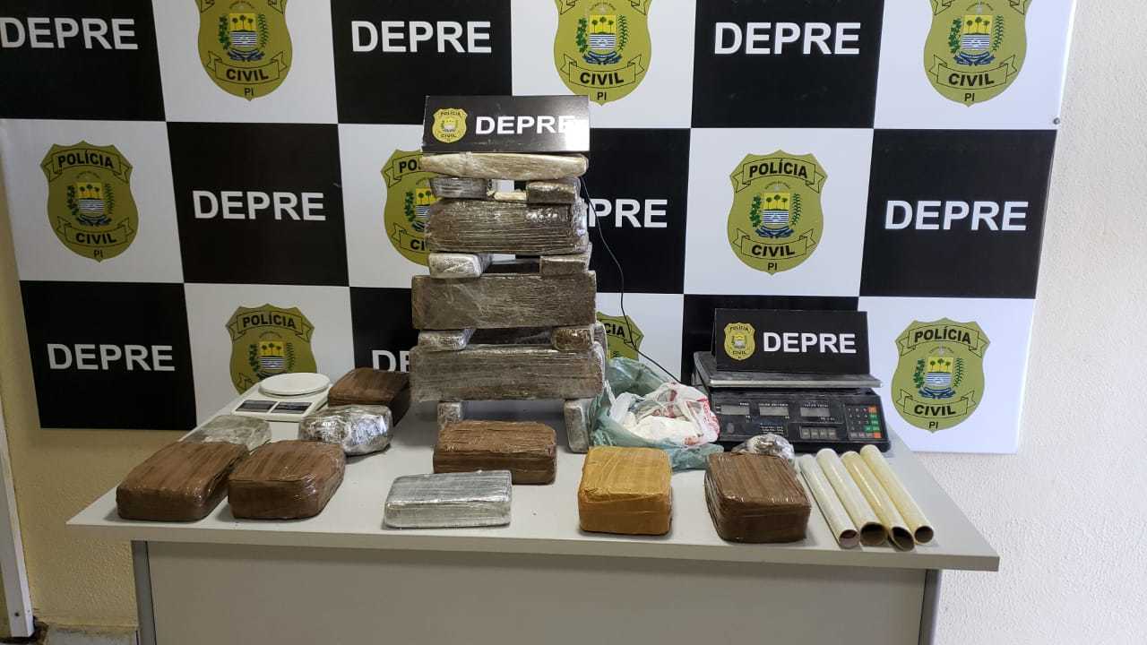 Polícia apreende droga avaliada em R$ 200 mil